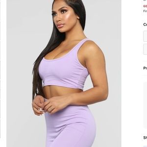 Purple two piece set